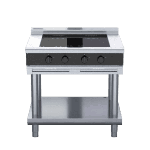 Waldorf Bold INLB8400F-LS - 900mm Electric Induction Cooktop Low Back Version - Leg Stand