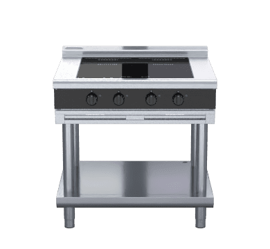 Waldorf Bold INLB8400F-LS - 900mm Electric Induction Cooktop Low Back Version - Leg Stand