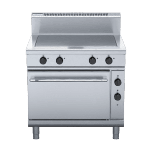 Waldorf 800 Series RN8114EC - 900mm Electric Solid Top Convection Oven Range