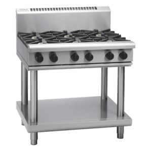 Waldorf 800 Series RNL8609G-LS - 900mm Gas Cooktop Low Back Version – Leg Stand