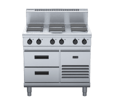 Waldorf 800 Series RN8600SE-RB - 900mm Electric Cooktop Sealed Hobs - Refrigerated Base