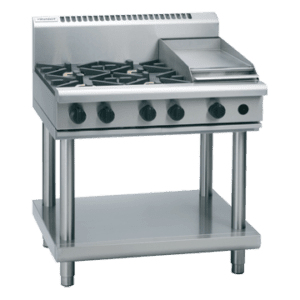 Waldorf 800 Series RNL8603G-LS - 900mm Gas Cooktop Low Back Version – Leg Stand