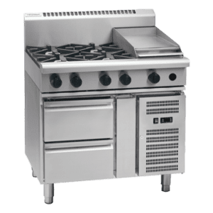 Waldorf 800 Series RNL8603G-RB - 900mm Gas Cooktop Low Back Version – Refrigerated Base