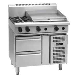 Waldorf 800 Series RNL8606G-RB - 900mm Gas Cooktop Low Back Version – Refrigerated Base