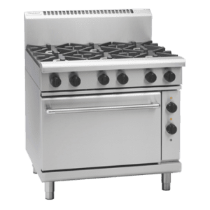 Waldorf 800 Series RNL8610GE - 900mm Gas Range Electric Static Oven Low Back Version