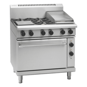 Waldorf 800 Series RNL8613GE - 900mm Gas Range Electric Static Oven Low Back Version