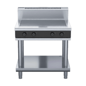 Waldorf Bold RNB8104E-LS - 900mm Electric Solid Top - Leg Stand