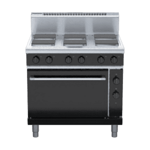 Waldorf Bold RNB8610SEC - 900mm Electric Sealed Hobs Range Convection Oven