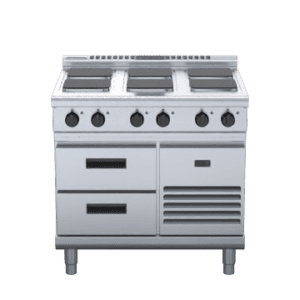 Waldorf 800 Series RNL8600SE-RB - 900mm Electric Cooktop Sealed Hobs  Low Back Version - Refrigerated Base