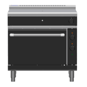 Waldorf Bold RNLB8110GEC - 900mm Gas Target Top Electric Convection Oven Range Low Back Version