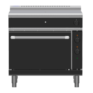 Waldorf Bold RNLB8110GE - 900mm Gas Target Top Electric Static Oven Range Low Back Version