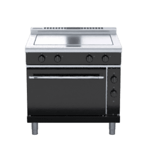 Waldorf Bold RNLB8114E - 900mm Electric Solid Top Static Oven Range Low Back Version