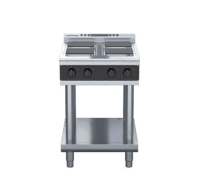 Waldorf Bold RNLB8400SE-LS - 600mm Electric Cooktop Sealed Hobs Low Back Version - Leg Stand