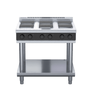 Waldorf Bold RNLB8600SE-LS - 900mm Electric Cooktop Sealed Hobs  Low Back Version - Leg Stand