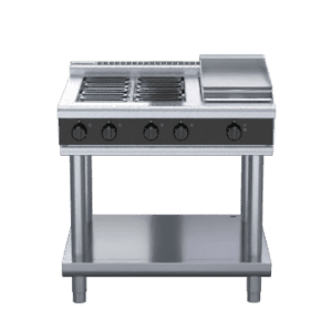 Waldorf Bold RNLB8603E-LS - 900mm Electric Cooktop Low Back Version - Leg Stand