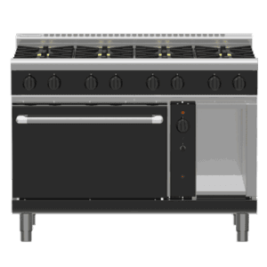 Waldorf Bold RNLB8810GC - 1200mm Gas Range Convection Oven Low Back Version