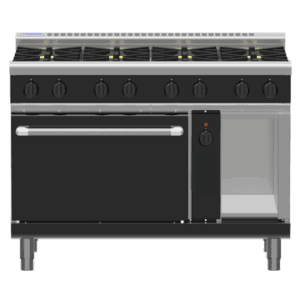 Waldorf Bold RNLB8810GEC - 1200mm Gas Range Electric Convection Oven Low Back Version