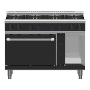 Waldorf Bold RNLB8810G - 1200mm Gas Range Static Oven Low Back Version