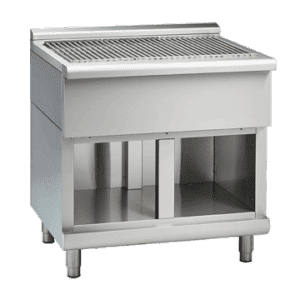 Waldorf 800 Series SFL8900-CB - 900mm Solid Fuel Grill - Low Back Version - Cabinet Base