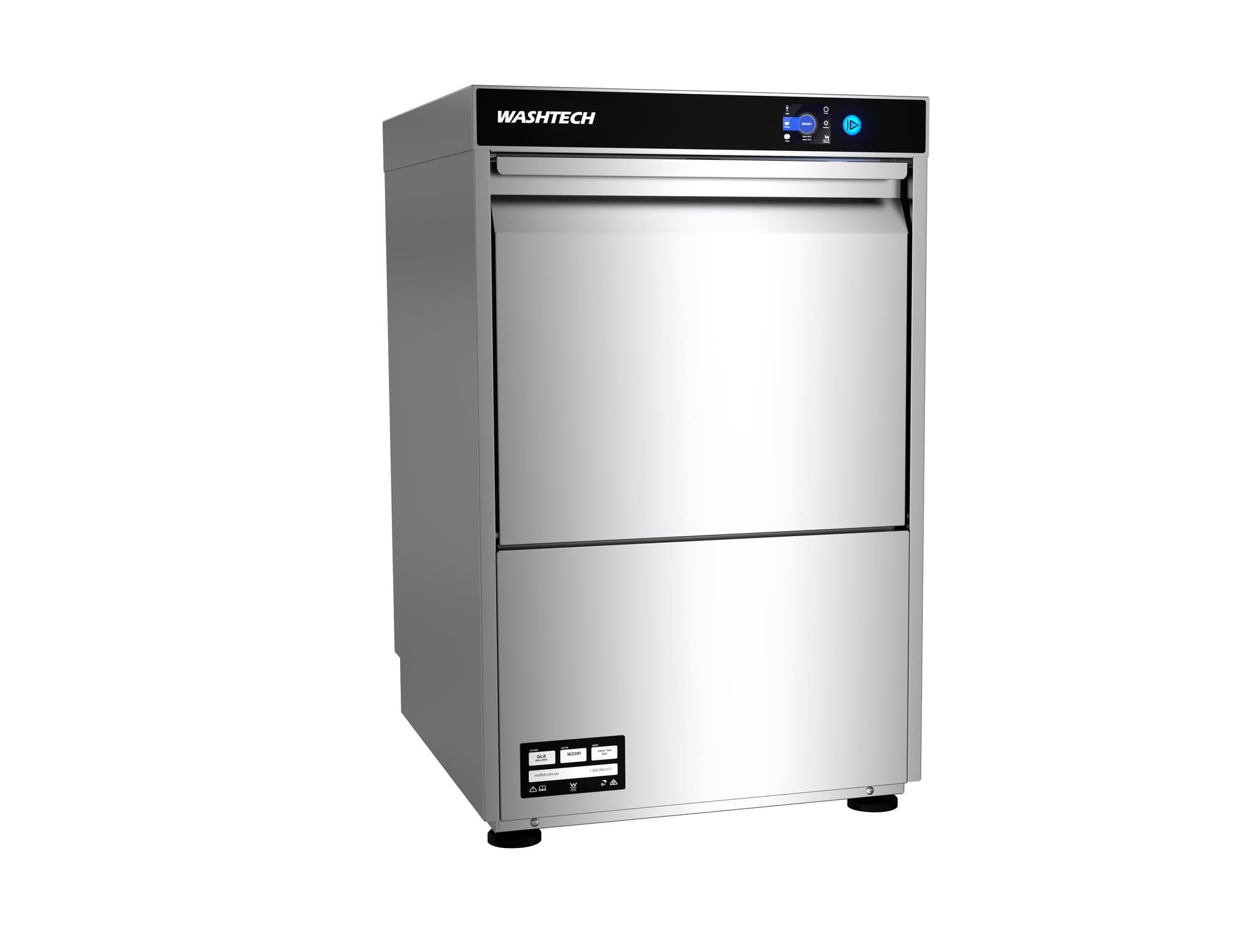 Washtech GL - Compact Undercounter Polish-Free Compatible Glasswasher - 450mm Rack - Image 2