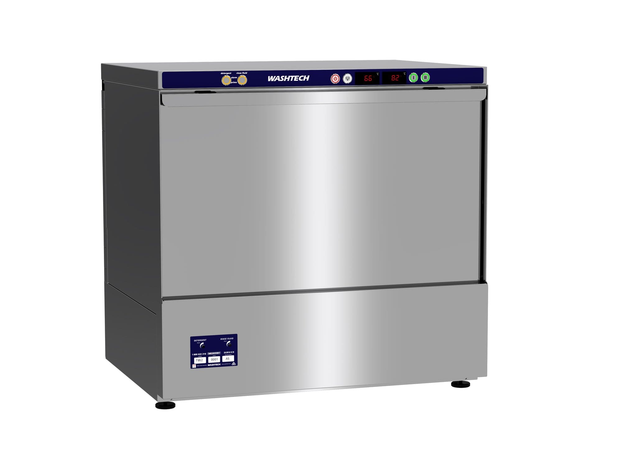 Washtech TW - Undercounter Traywasher - 500mm Rack