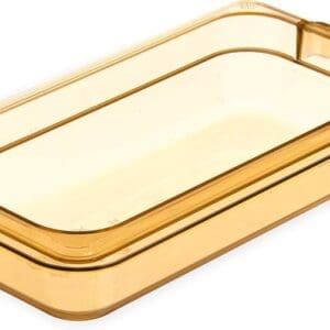 Duke Single Handled Amber Pans, 1/3 size, 102mm