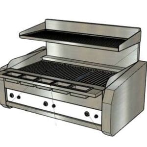 Icarus IG1200 1200mm Benchtop Electric Chargrill