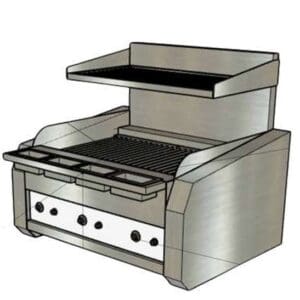 Icarus IG900 900mm Benchtop Electric Chargrill
