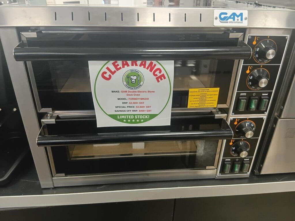 GAM Double Electric Stone Deck Oven – FORMD11MN230