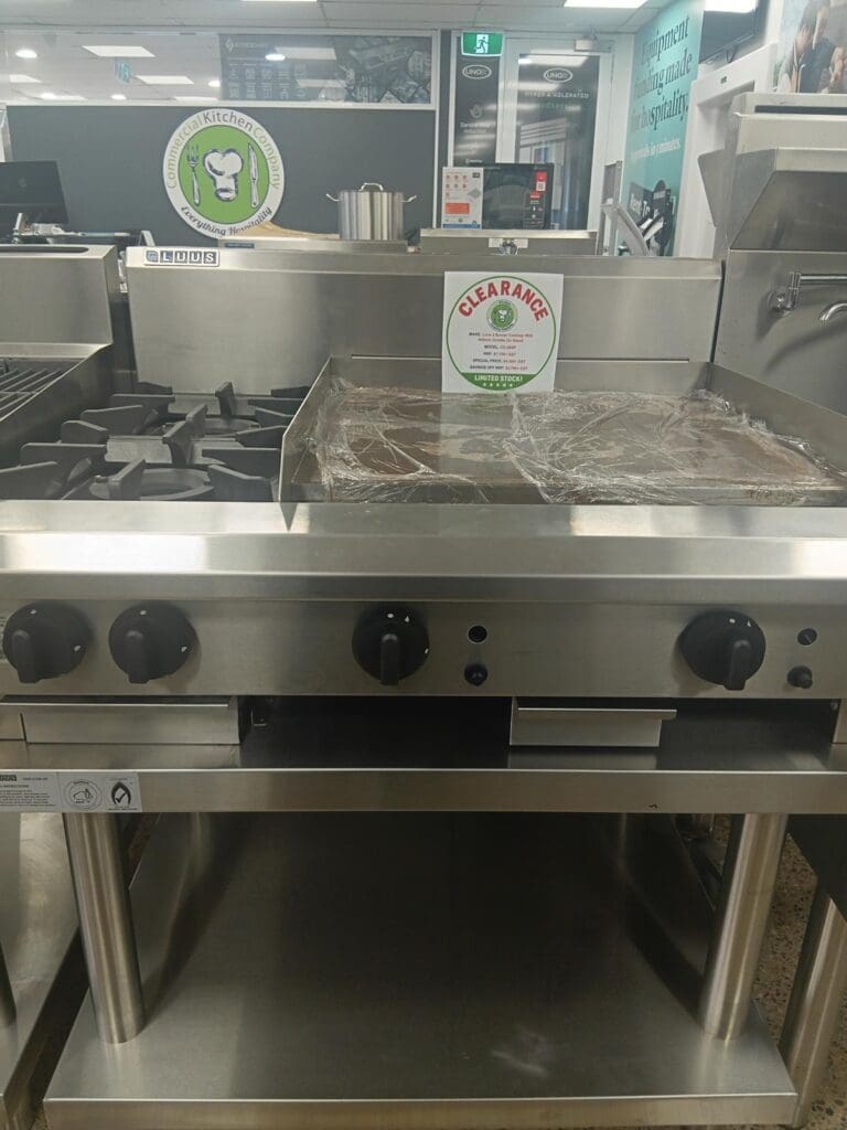 Luus 2 Burner Cooktop With 600mm Griddle On Stand – CS-2B6P