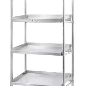 Simply Stainless 4 Tier Sloped Stainless Steel Shelves (SS17.DF Series)