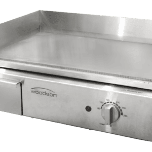 Woodson 8mm thick steel griddle plate 522 x 338mm plate size W.GDA50.10