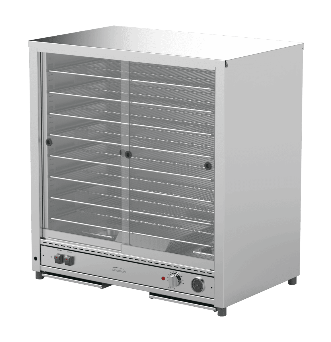 Woodson Capacity - 200 Pies* Glass Sliding Doors - Control W.PIP200SFB