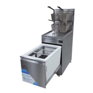 Adande Fryer Station Capacity: 4 x Full size basket To suite SPAE.VCC.FS