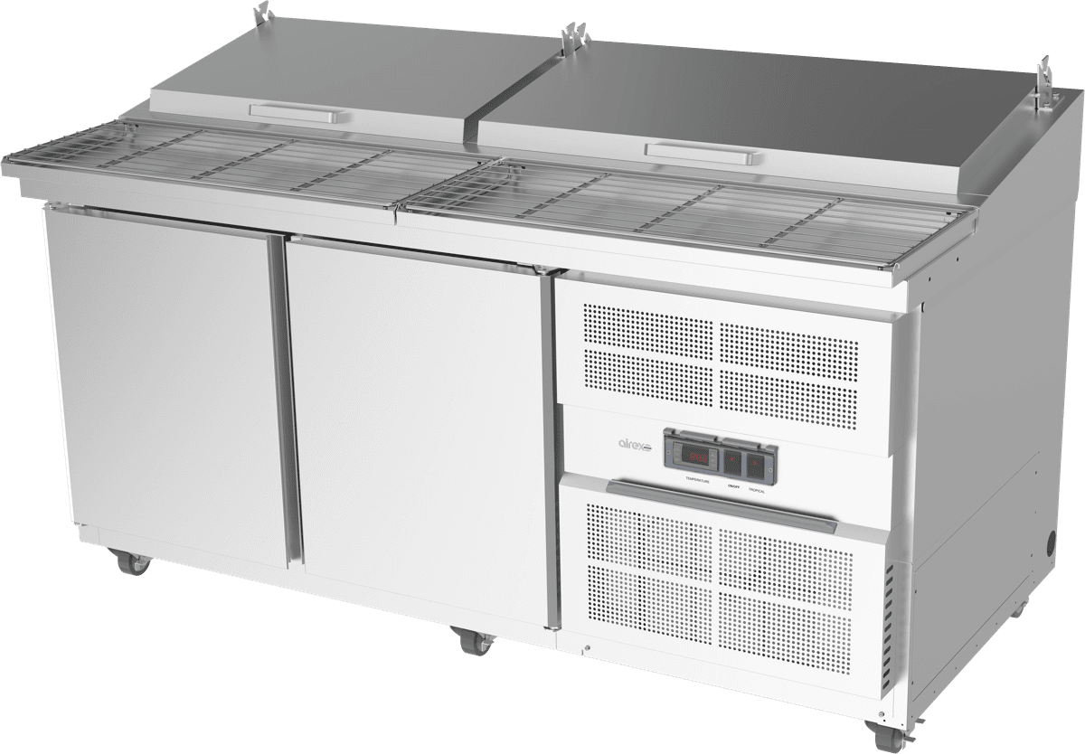 Airex 2 x Solid Doors Capacity - 9 x 1/3 GN, 150mm deep pans AXR.PM.1740