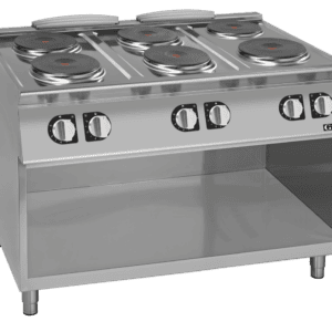 Giorik 6 x Round Hot Plates On open base CE76TGT