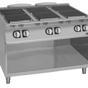 Giorik 6 x Square Hot Plates On open base CE96QGT