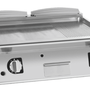 Giorik 800mm - Smooth/Ribbed Satin Chrome Plate Countertop FMG741TCRXT