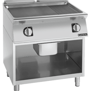 Giorik 800mm - Smooth/Ribbed Mild Steel Plate On open base FME941GFT