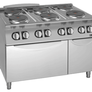Giorik 6 x Round Hot Plates / Standard Electric Oven 2.8kW CE76TET