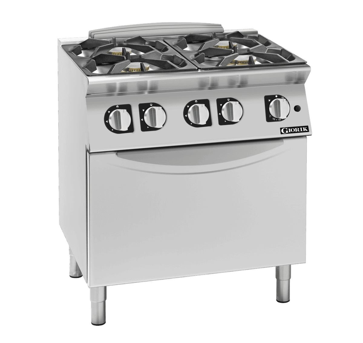 Giorik 4 x Gas Burners / Standard Gas Oven 28.8 MJ/h burner / CG740FT