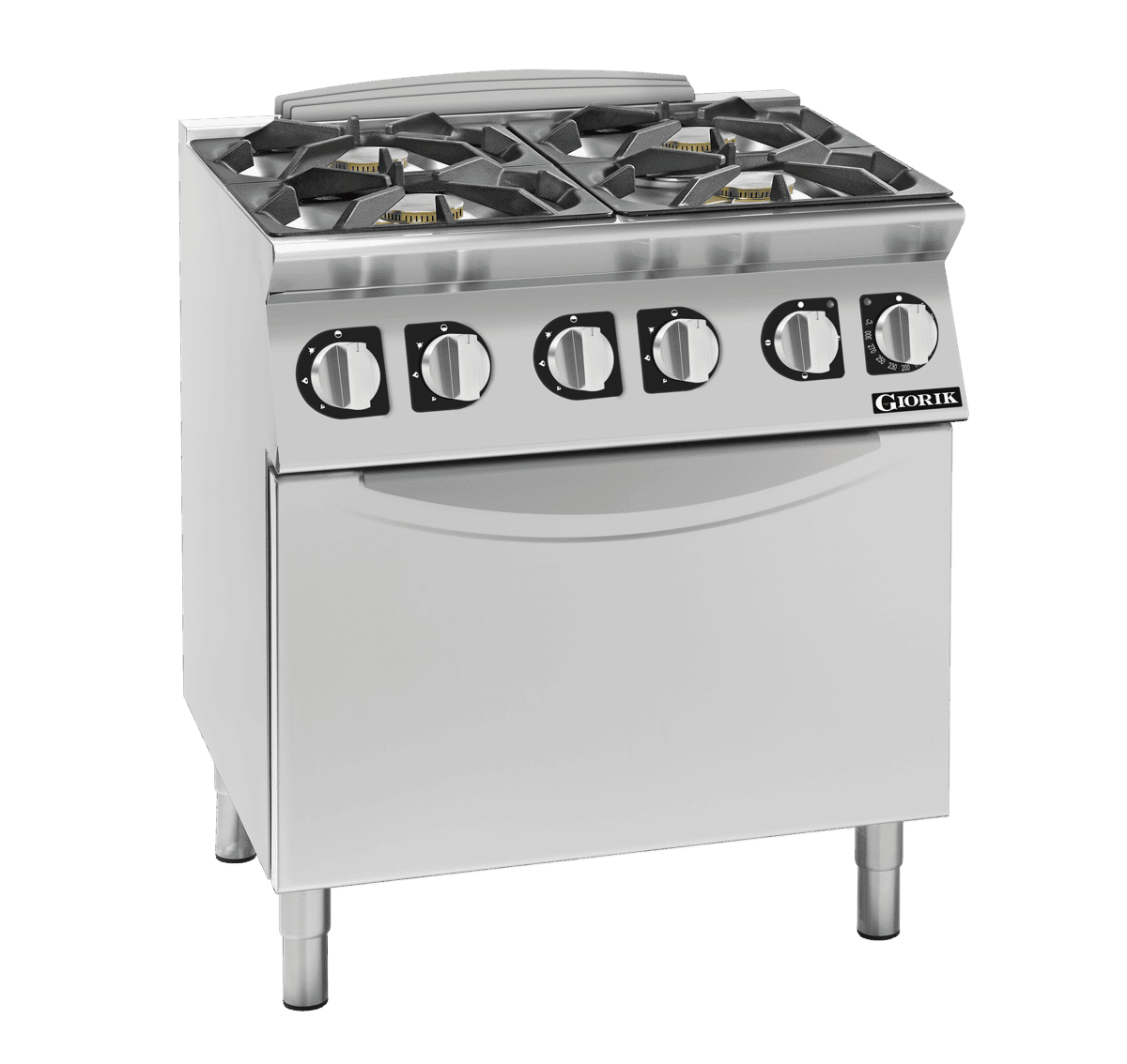 Giorik 4 x Gas Burners / Standard Electric Oven 28.8 MJ/h CG740ET