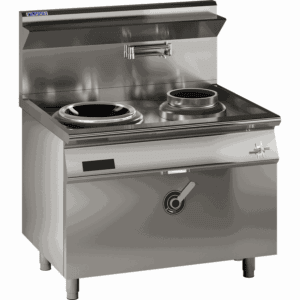Luus Single Ring Induction HP Wok, 1 Side Pot