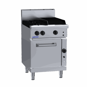 Luus RF-2B3C Luus 2 Burner 300mm Chargrill with Convection Oven