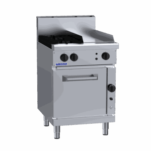 Luus RF-2B3P Luus 2 Burner 300mm Griddle with Convection Oven