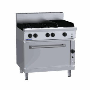 Luus RF-4B3C Luus 4 Burner 300mm Chargrill with Convection Oven