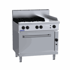 Luus RF-4B3P Luus 4 Burner 300mm Griddle with Convection Oven