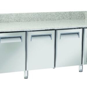 Saltas Marble Top Pizza Fridge 3 Door
