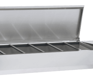 Anvil 1500 Stainless Steel Lid Refrigerated Ingredient Well